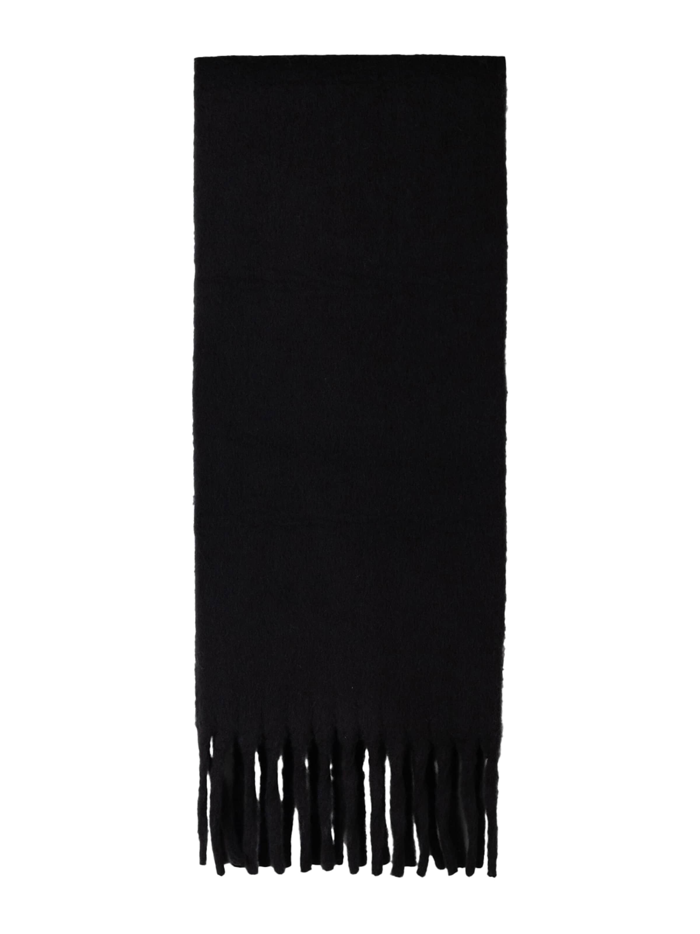 Bershka Шал в черно: отпред