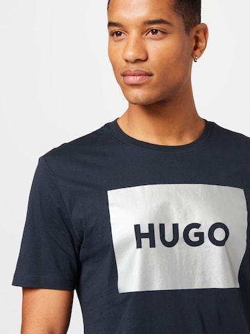 HUGO Shirt 'Dulive' in Blauw
