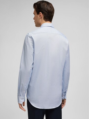 Coupe regular Chemise business HECHTER PARIS en bleu