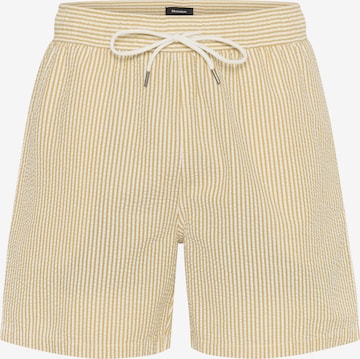 Matinique Swimming shorts in Yellow: front