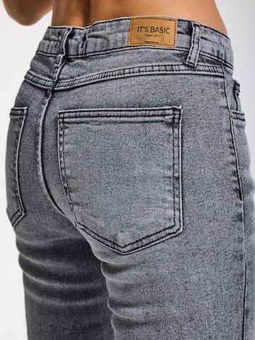IT'S BASIC Flared Jeans 'Flare Mid Rise Jeans' in Grijs