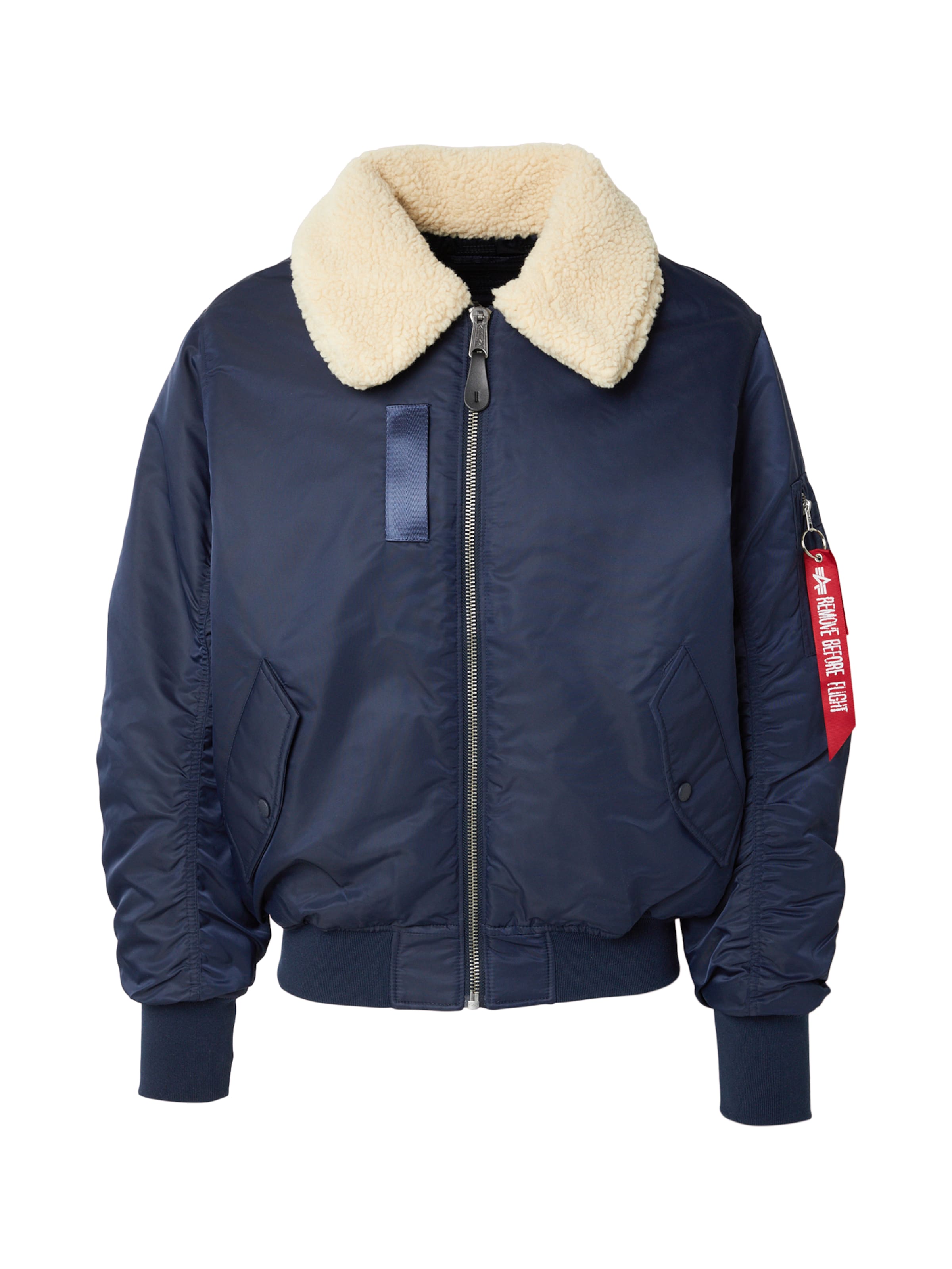 ALPHA INDUSTRIES Демисезонная куртка 'B-15 Modified' в Синий: спереди