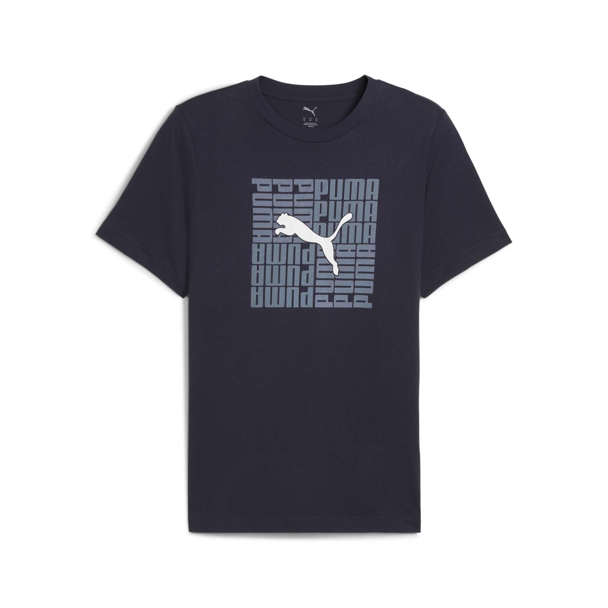 PUMA T-Shirt in marine / saphir / weiß, Produktansicht