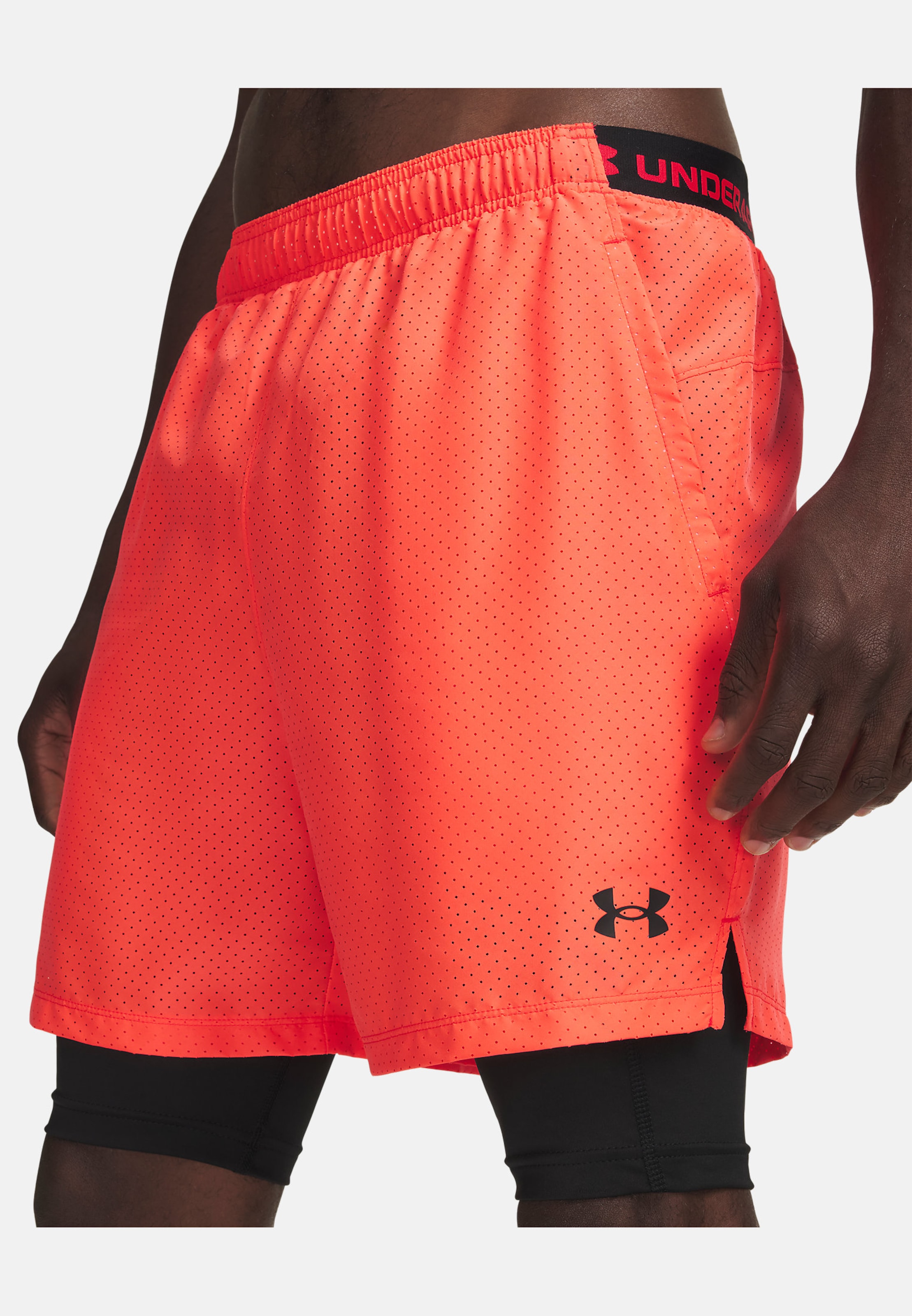 UNDER ARMOUR Regular Sports trousers 'Vanish 2.0' in Red