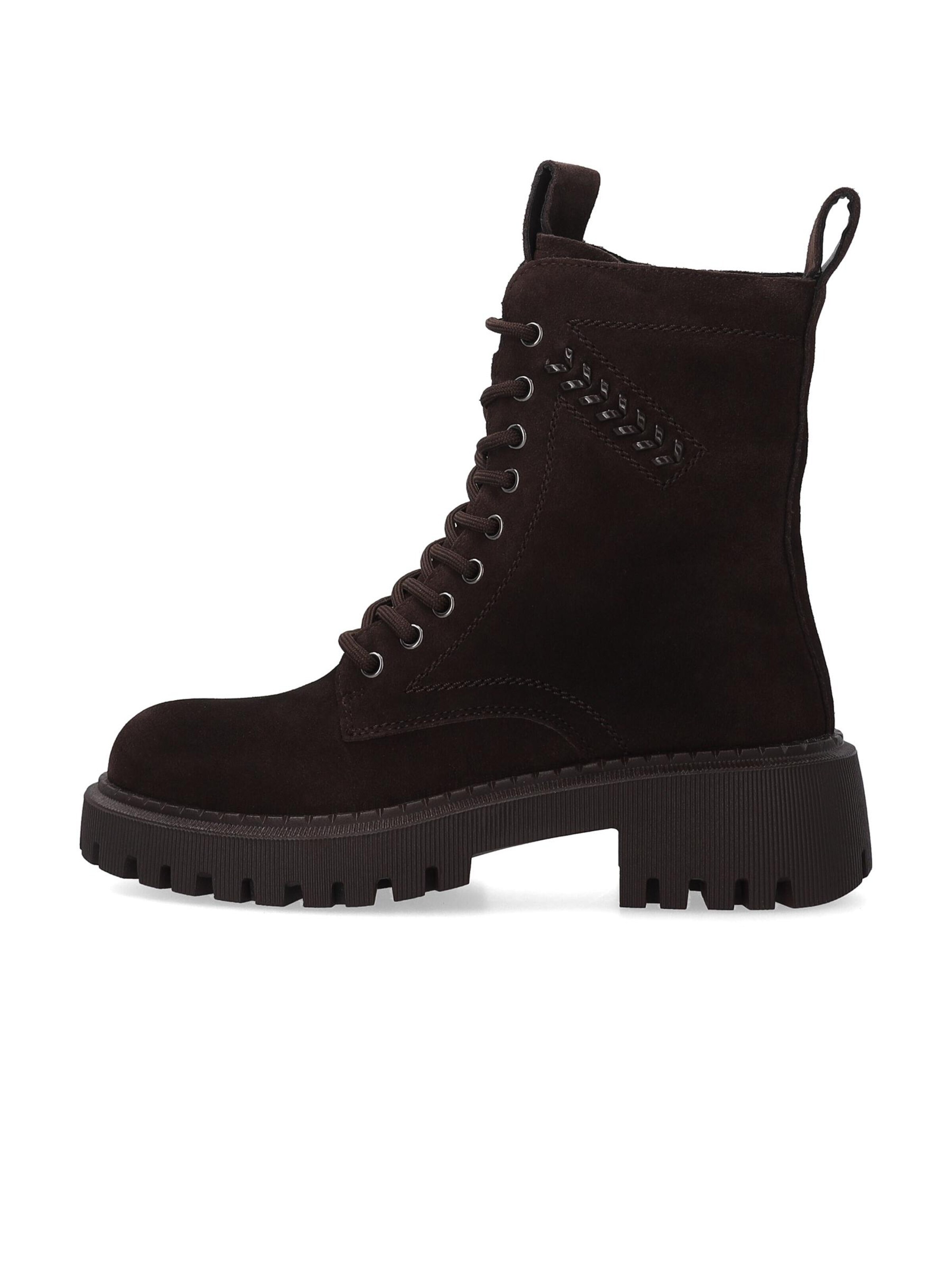 VENEZIA Schnürstiefelette‌ in Braun: Vorderseite