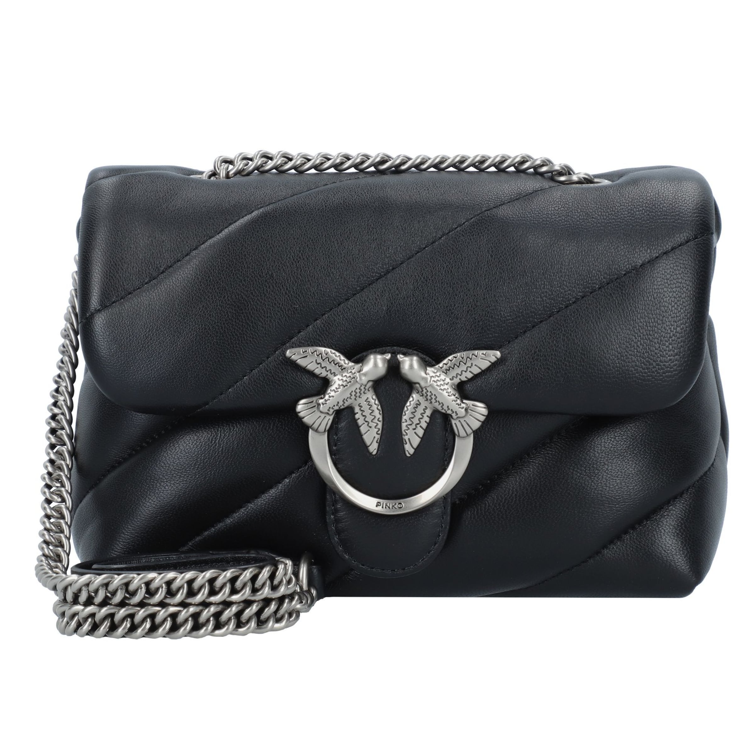 Borsa a tracolla 'Love' di PINKO in nero: frontale