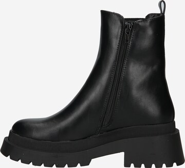 NEW LOOK Chelsea Boots 'ENCRPYT' in Black