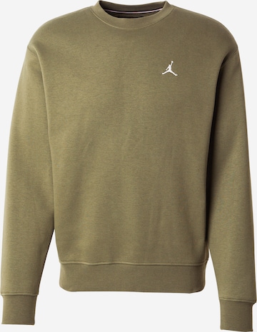 Sweat-shirt 'BRKLN' Jordan en vert : devant