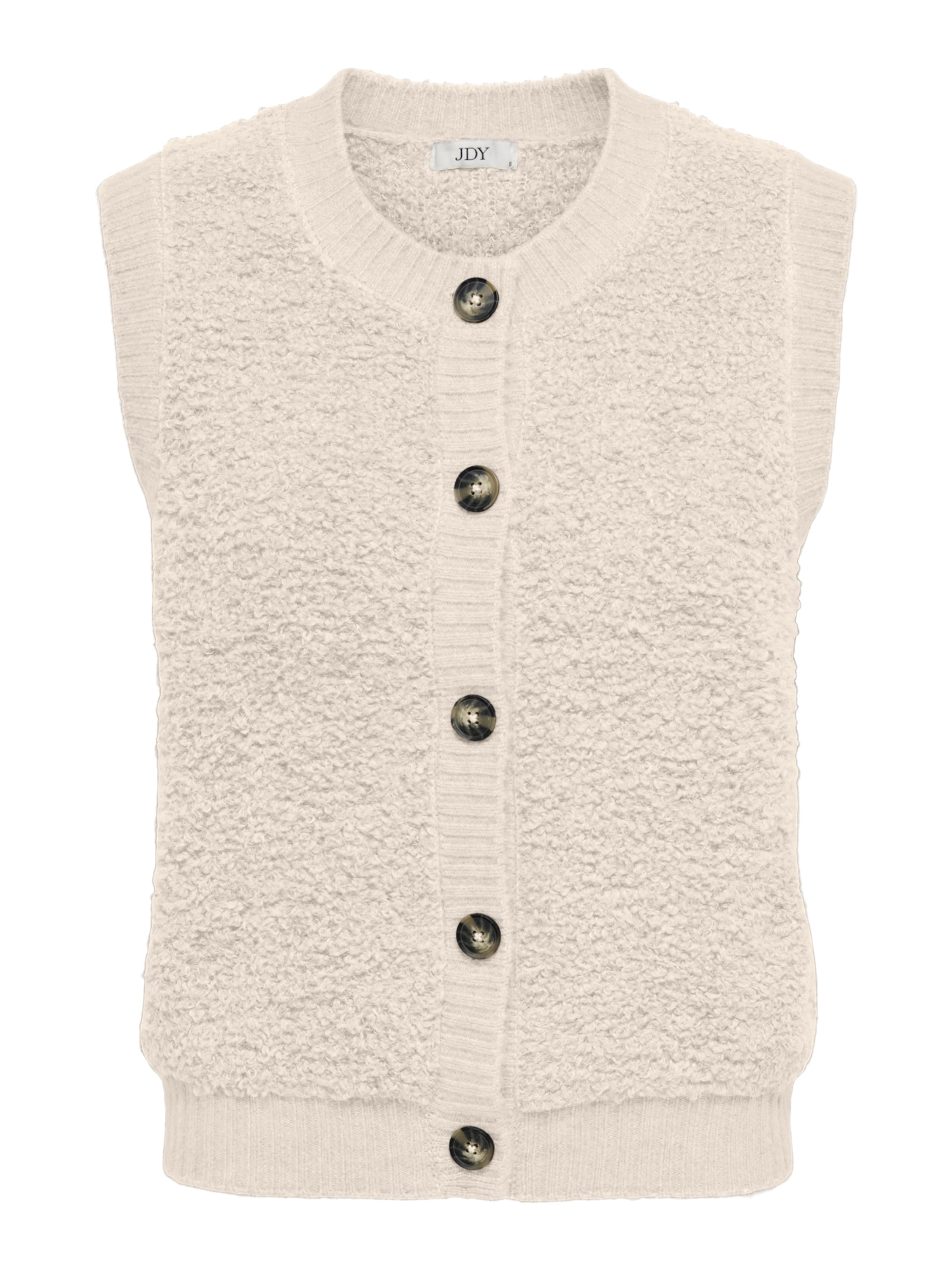 JDY Knitted vest in Beige: front