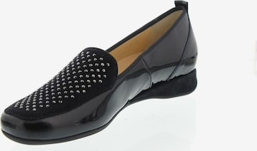 HASSIA Classic Flats in Black: front