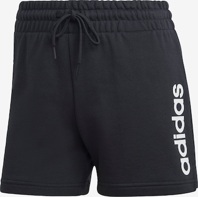 ADIDAS SPORTSWEAR Pantalon de sport 'Essentials' en noir / blanc, Vue avec produit