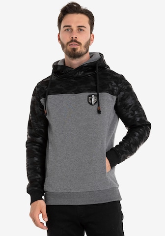 CIPO & BAXX Sweatshirt in Grau: predná strana