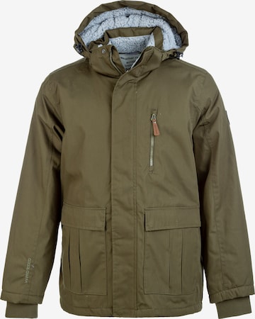 Weather Report Outdoor jacket 'Chase' in Green: front