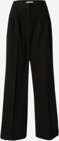 2NDDAY Wide leg Pleat-front trousers 'Mille' in Black: front