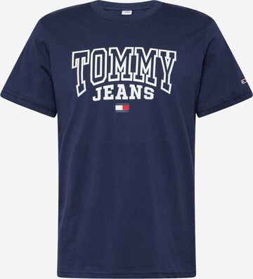 Tommy Jeans Tričko – modrá: přední strana