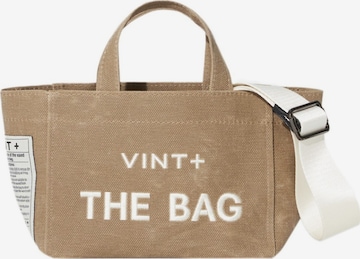 VINT+ Handbag in Beige: front