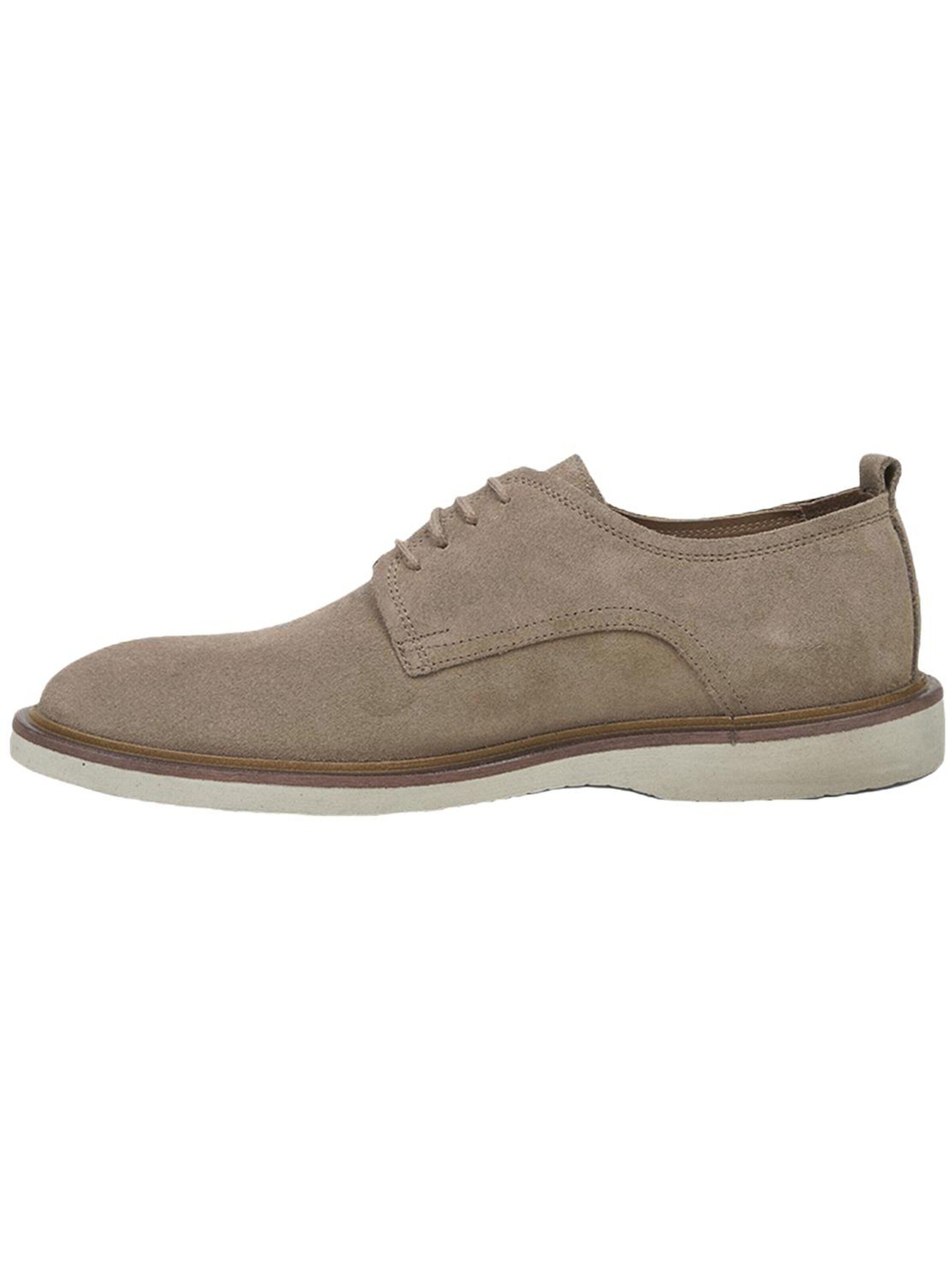 Desa Lace-Up Shoes in Beige: front