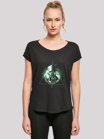 T-shirt 'Fantastic Beasts 2 Dumbledore Vs Grindelwald' F4NT4STIC en noir : devant