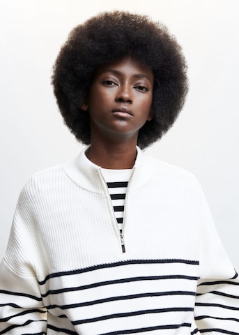 MANGO Sweater 'Rizon' in White