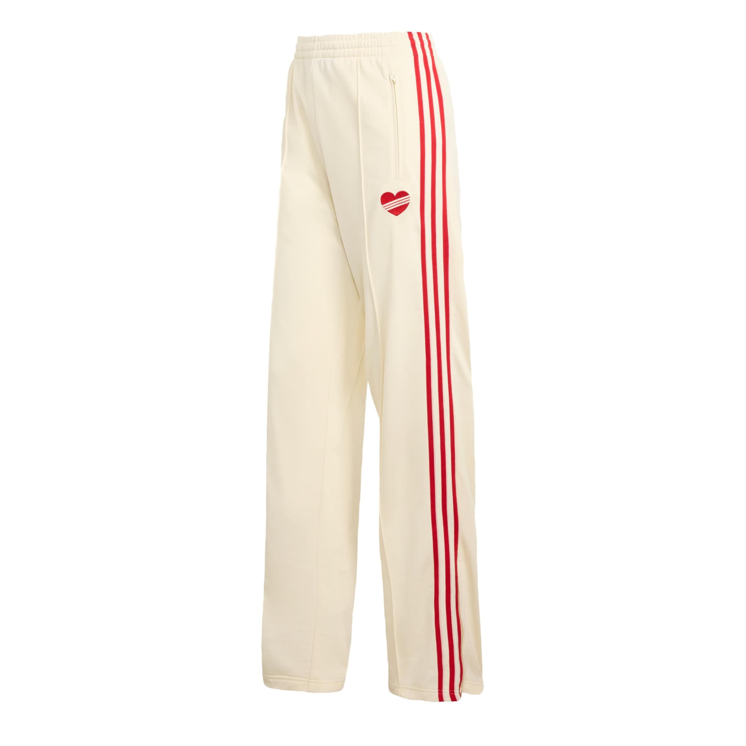 Loosefit Pantalon 'Firebird' ADIDAS ORIGINALS en blanc : devant