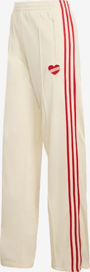 ADIDAS ORIGINALS Hlače 'Firebird' u tamno crvena / vuneno bijela, Pregled proizvoda