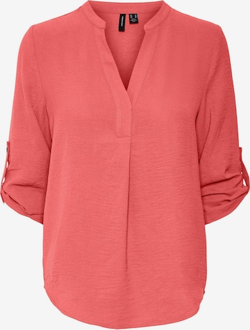 Vero Moda Curve Bluse i pink: forside