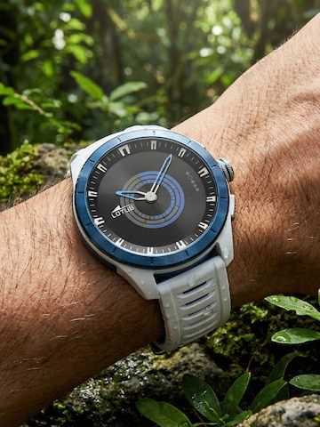 Montre digitale Lotus en blanc : devant