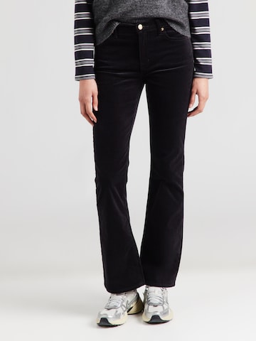 Bootcut Pantalon GAP en noir : devant