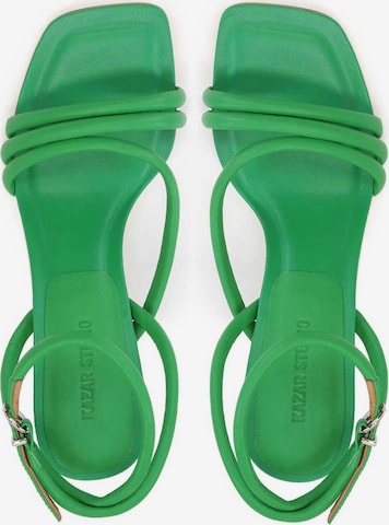 Kazar Studio Sandaler med rem i grøn