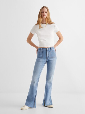 MANGO TEEN Flared Jeans in Blauw