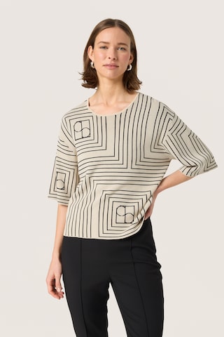 Pull-over 'Indianna Medea' SOAKED IN LUXURY en beige