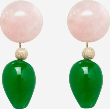 Boucles d'oreilles Gemshine en rose : devant