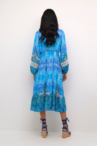 Cream Jurk 'Bri' in Blauw