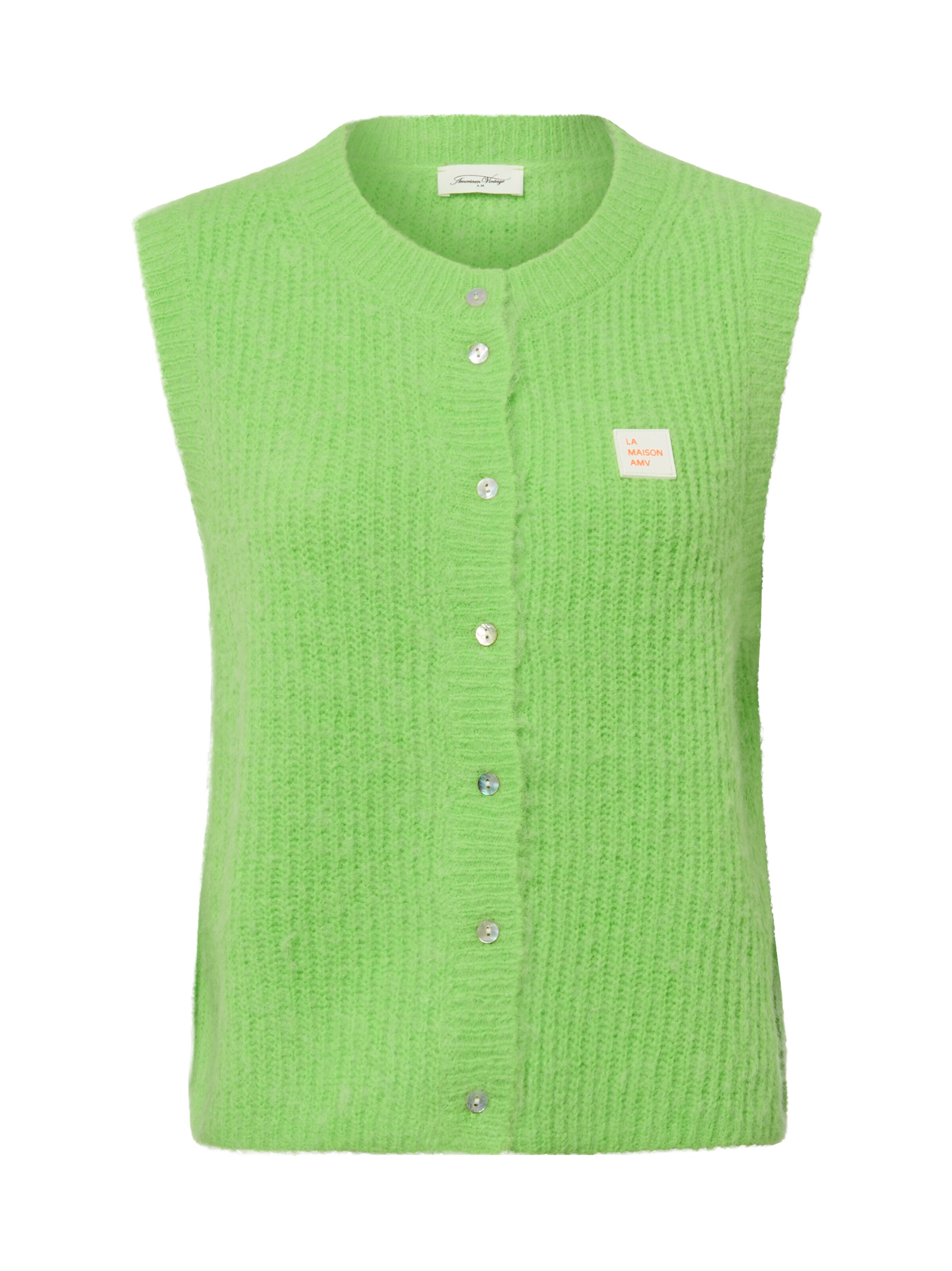 Gilet AMERICAN VINTAGE en vert : devant