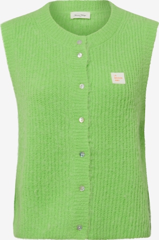 Gilet AMERICAN VINTAGE en vert : devant