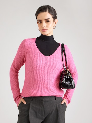 PIECES Sweater 'PCELLEN' in Pink: front