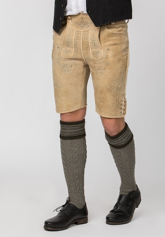 STOCKERPOINT Regular Trachtenhose 'Königstein' in Beige: Vorderseite