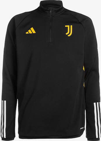 Felpa sportiva 'Juventus Turin Tiro 23' di ADIDAS PERFORMANCE in nero: frontale