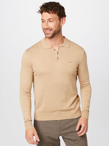 Pull-over 'TYLOR' MEXX en beige : devant