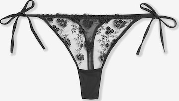 ETAM String 'Enchantee' in Schwarz: Vorderseite