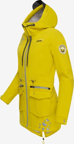 MARIKOO Weatherproof jacket 'Ulissaa' in Yellow