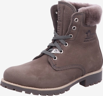 Stivale 'Stiefeletten/Boot Damen Panama 03 Igloo B20 Nubukleder in grau' di PANAMA JACK in grigio: frontale