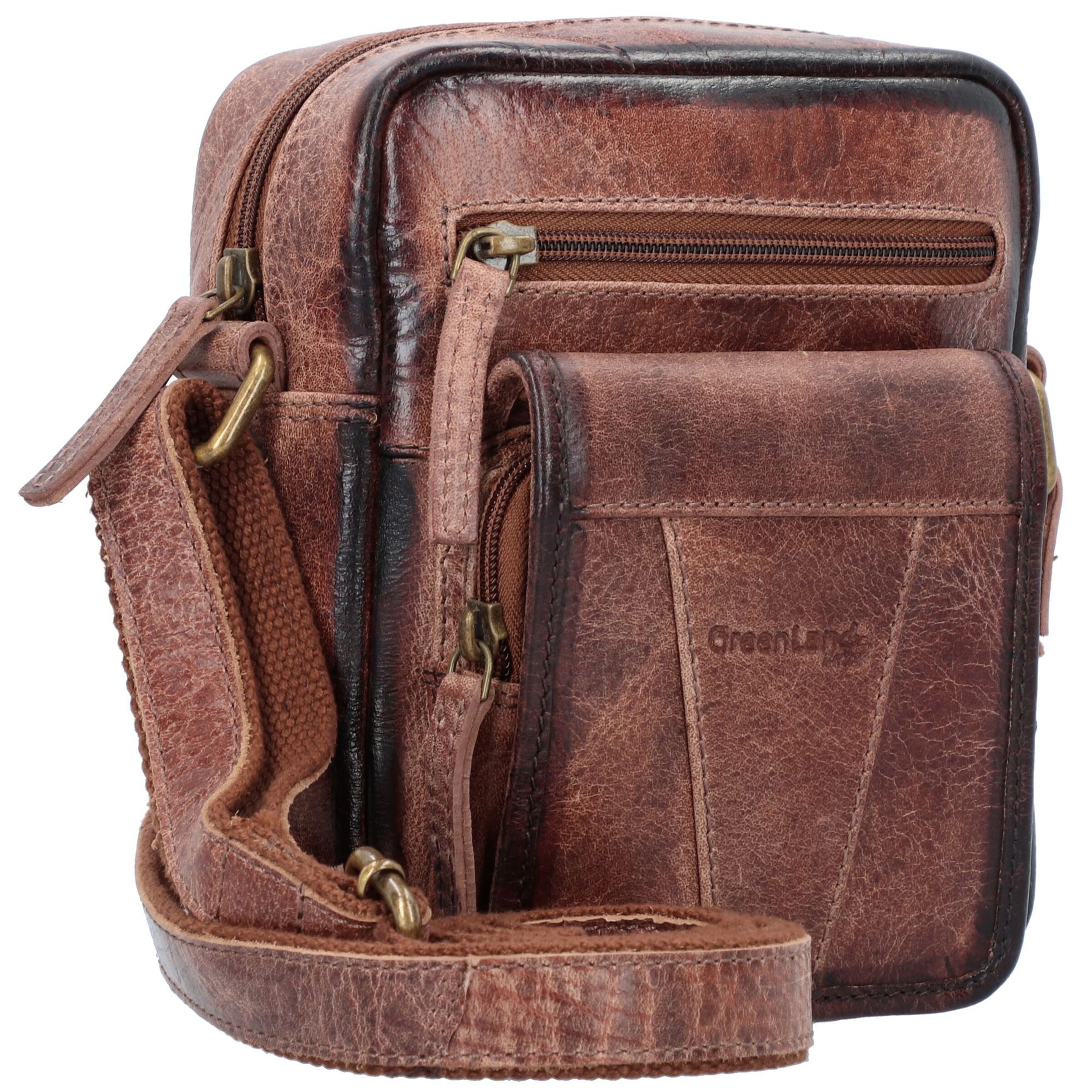 Greenland Nature Schoudertas in Bruin