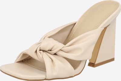 Nasty Gal Mule en beige, Vue avec produit