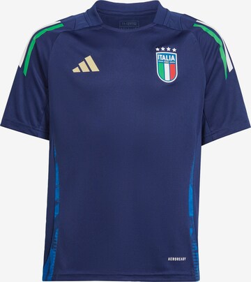 T-Shirt fonctionnel 'Italy Tiro 24' ADIDAS PERFORMANCE en bleu : devant