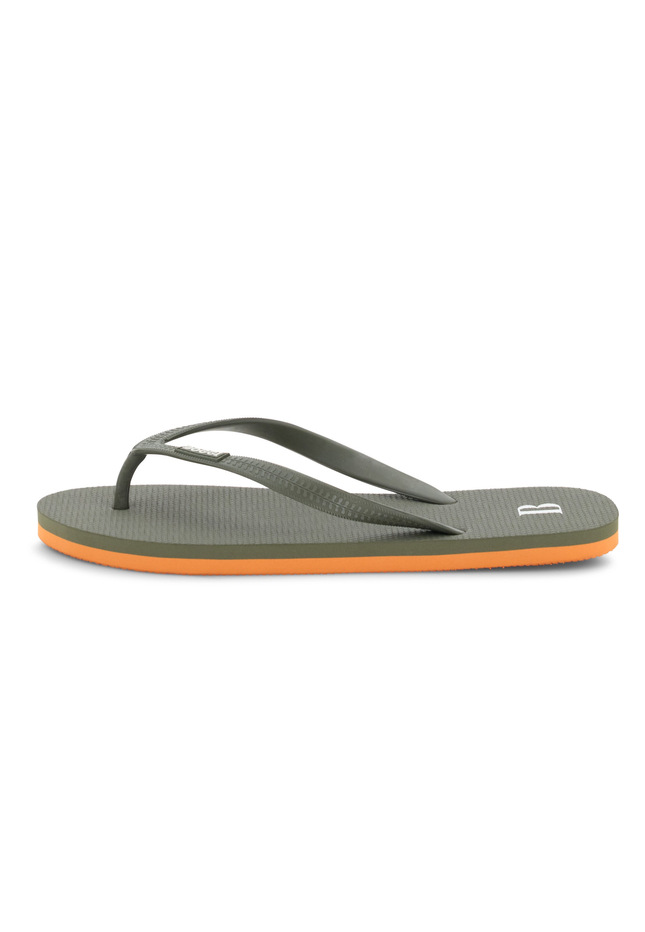 Tongs Boggi Milano en vert : devant
