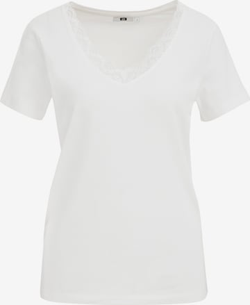 WE Fashion T-shirt i vit: framsida