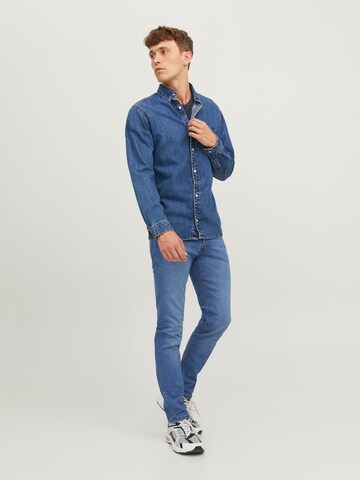 Coupe slim Jean 'Glenn' JACK & JONES en bleu