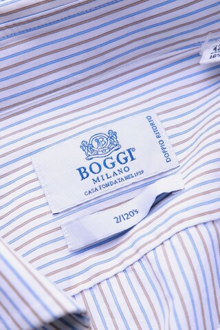 Boggi Milano Hemd L in Weiß