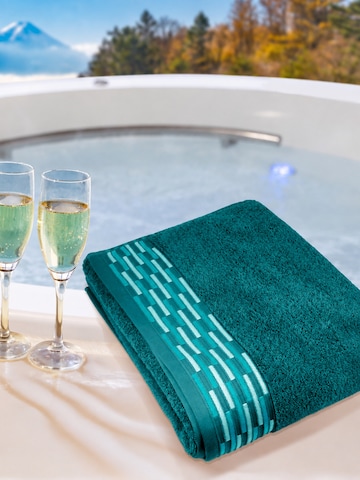 Lashuma Handdoek 'Lugano' in Blauw